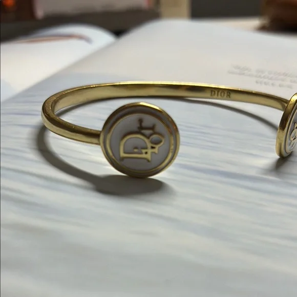 Dior Gold and White Bracelet